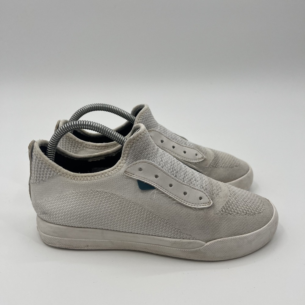 Vessi Weekend Womens 8 Waterproof Travel Running Shoes White Comfort *No Laces - Picture 2 of 12